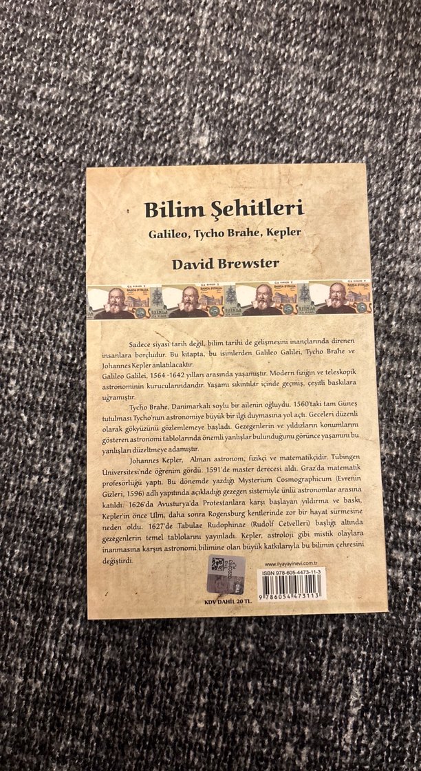 Bilim Şehitleri - Galileo, Tycho Brahe, Kepler - Görsel 2