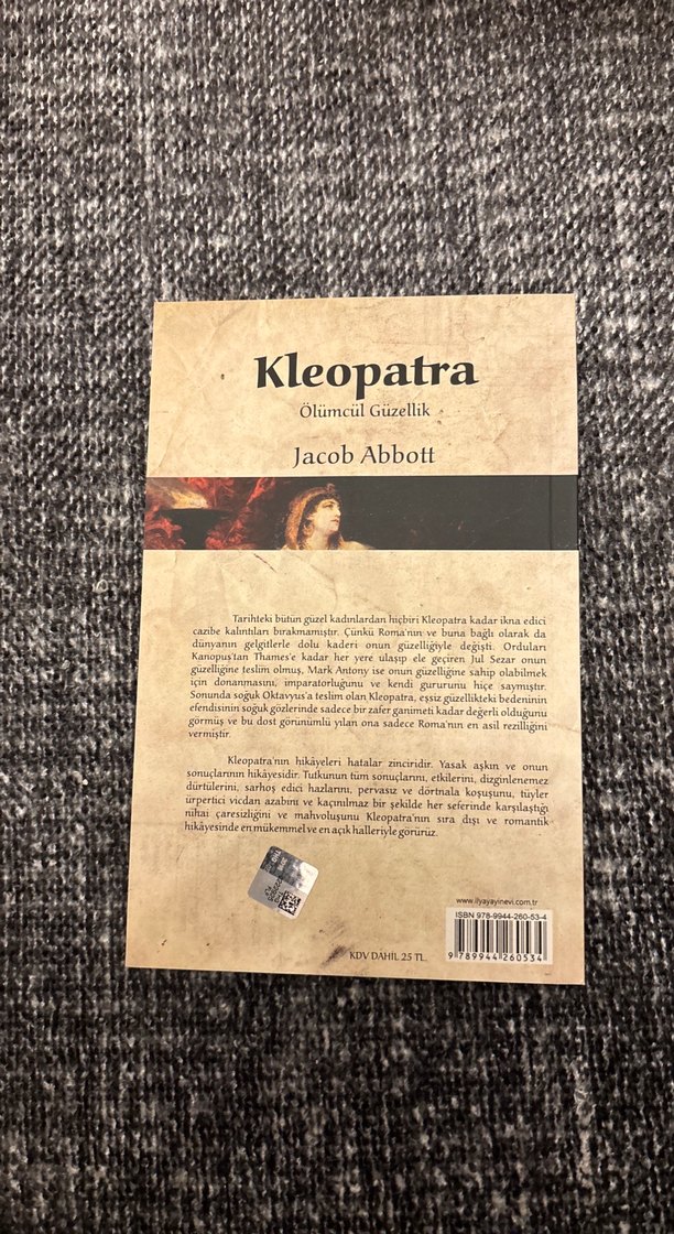 Kleopatra Ölümcül Güzellik - Jacob Abbott - Görsel 2