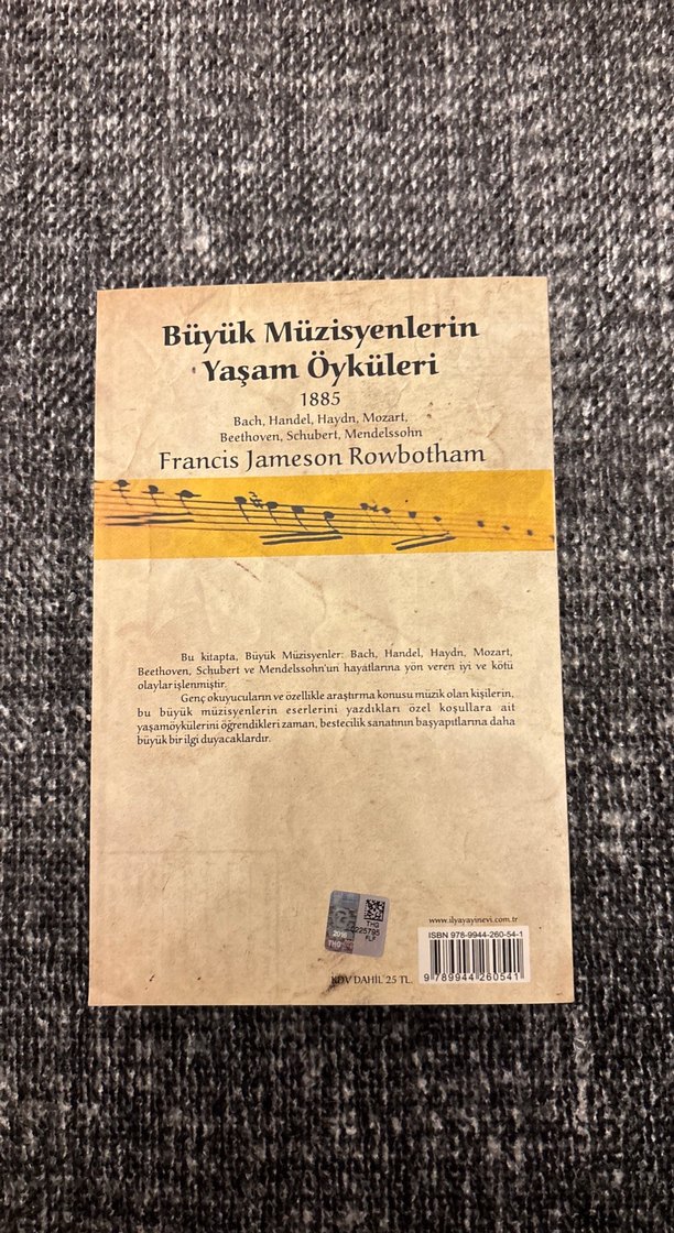 Büyük Müzisyenlerin Yaşam Öyküleri - Francis Jameson Rowbotham - Görsel 2