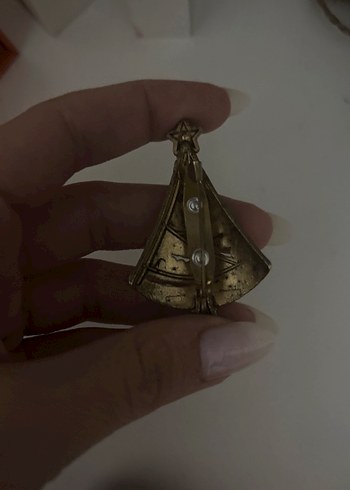 Boncuklu Vintage Bohem Kadın Broş - Görsel 3