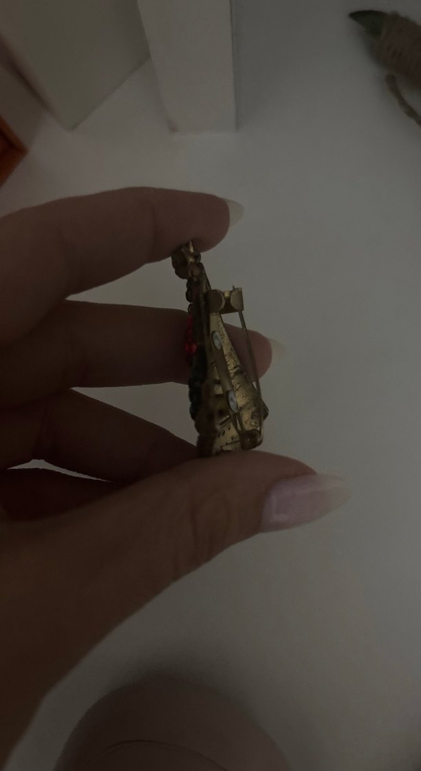 Boncuklu Vintage Bohem Kadın Broş - Görsel 2