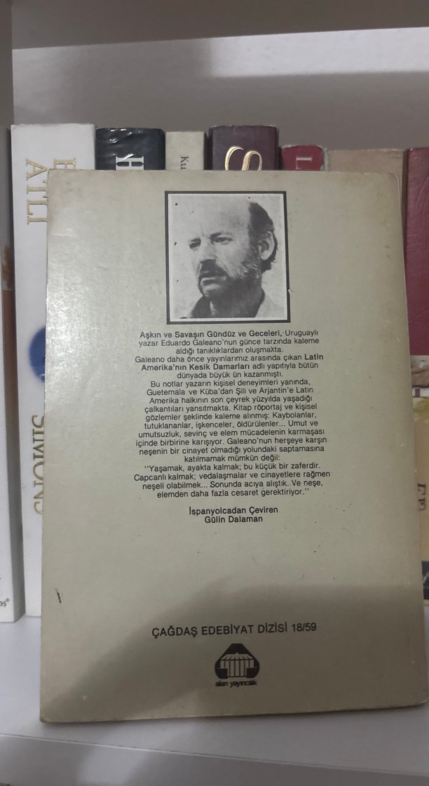 Aşkın ve Savaşın Gündüz ve Geceleri - Eduardo Galeano - Görsel 2