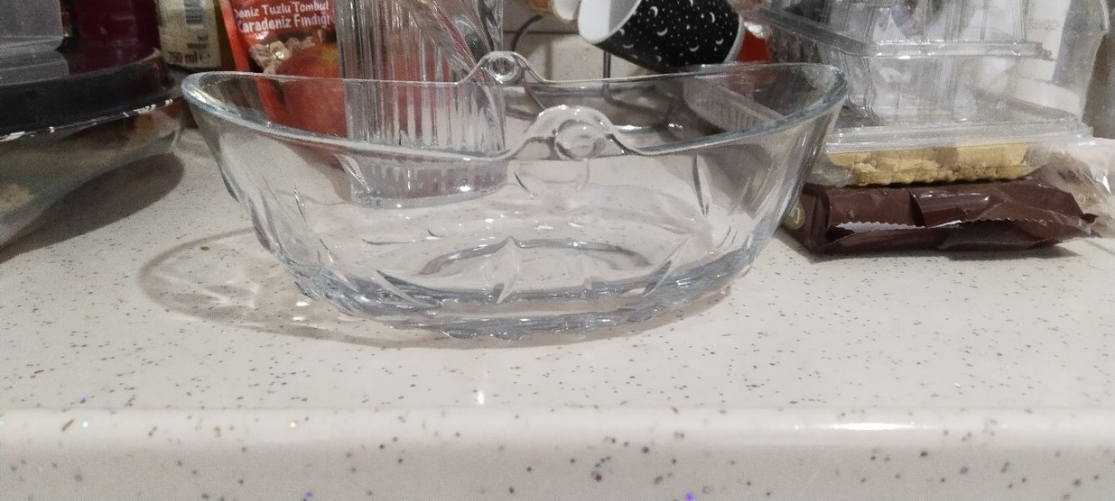 Şeffaf Cam Kase ve vazo - Görsel 3