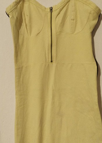 Bej Mini askılı Kadın Elbise - Görsel 2