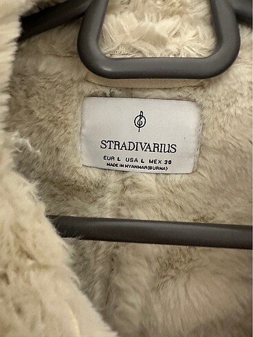 l Beden ten rengi Renk Stradivarius peluş ceket