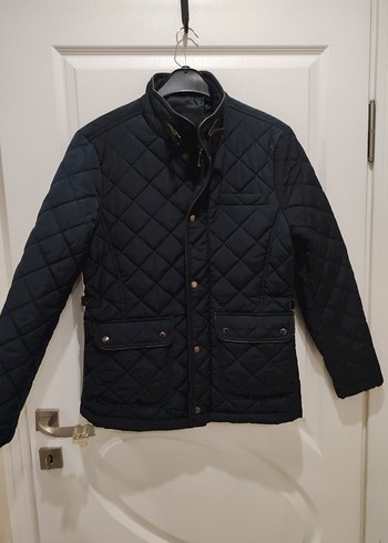 Düğmeli Lacivert Erkek Mont - Görsel 2