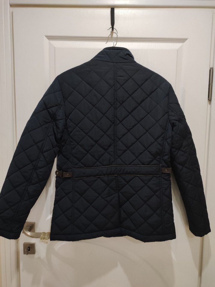 Düğmeli Lacivert Erkek Mont - Görsel 5