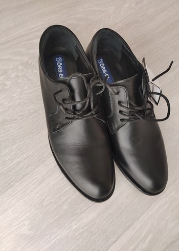 SIFIR ÜRÜN. Siyah Deri Klasik Ayakkabı - Görsel 3