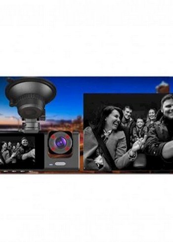 Çift Lensli Siyah Araç Kamerası - Görsel 4