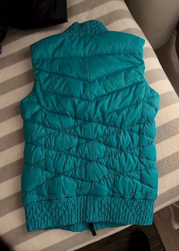 Mavi Parlak Kadın Şişme Yelek Nike - Görsel 6