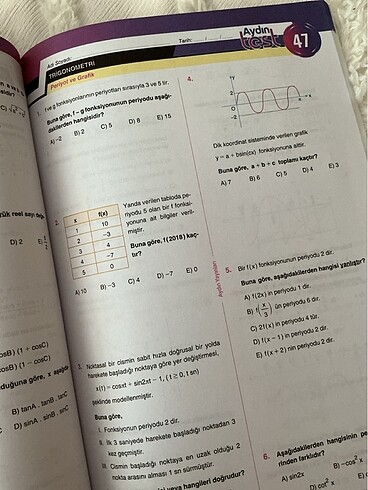  Ayt matematik
