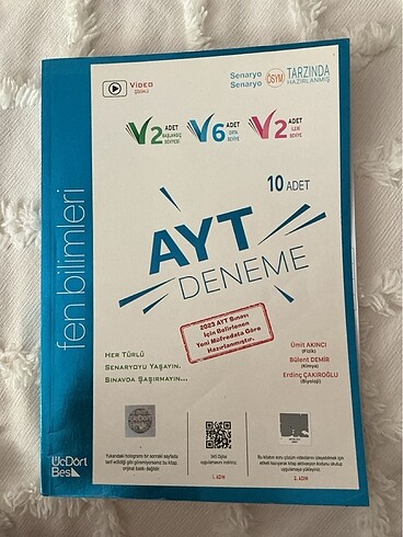 Ayt fen denemesi 345