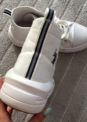 U.S POLO Beyaz Kadın Spor Ayakkabı - Görsel 5