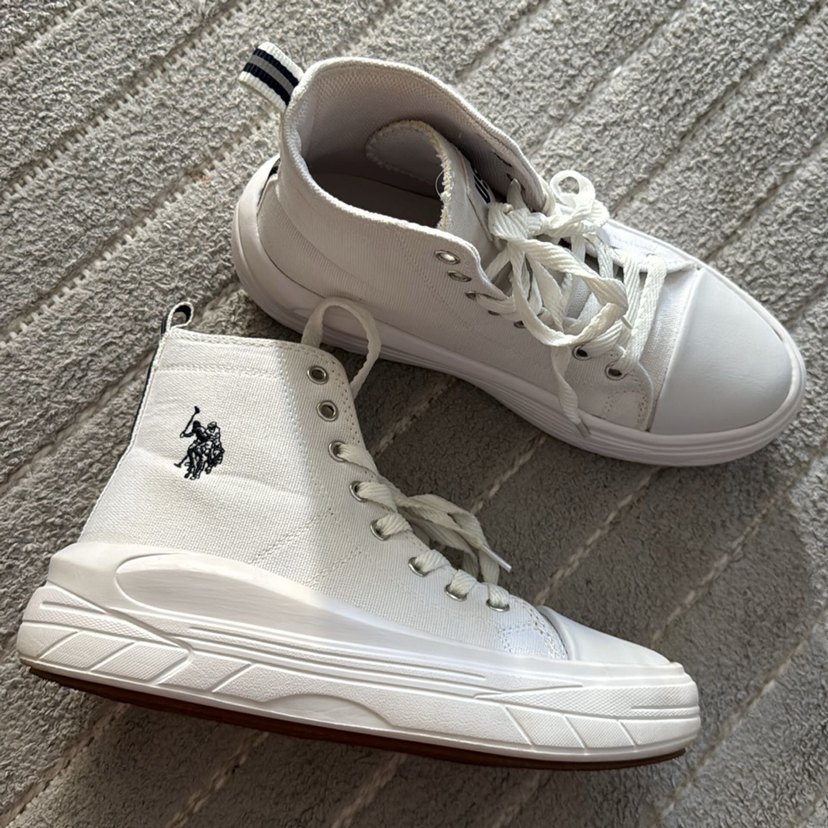 U.S POLO Beyaz Kadın Spor Ayakkabı - Görsel 3