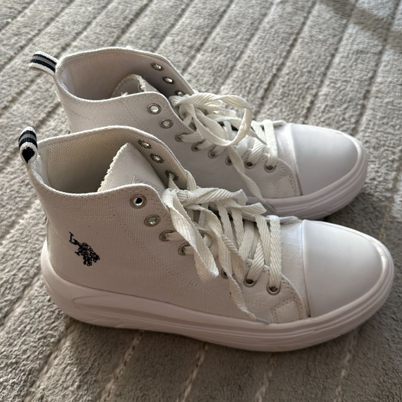 U.S POLO Beyaz Kadın Spor Ayakkabı - Görsel 4