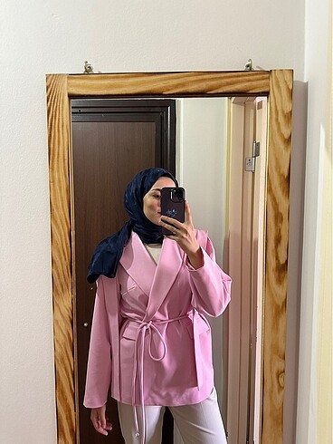 Pembe Blazer Ceket