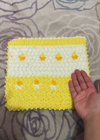 Sarı El Yapımı Banyo Süngeri - Görsel 3