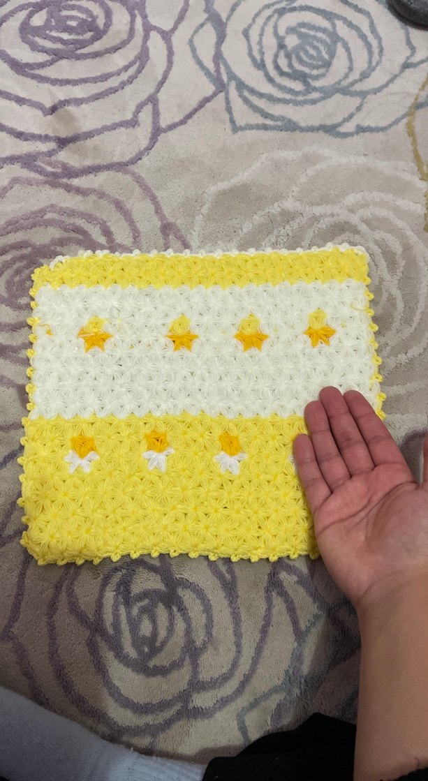 Sarı El Yapımı Banyo Süngeri - Görsel 3