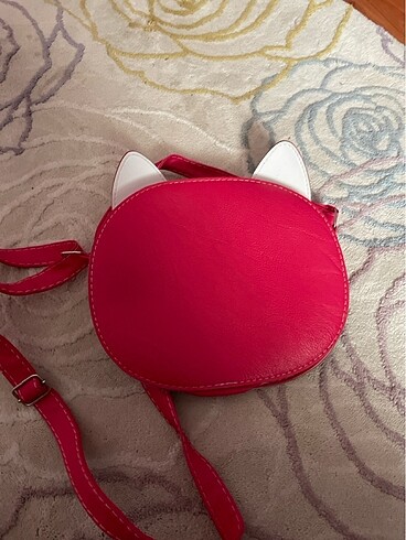 Kedili çocuk çantası - Görsel 2