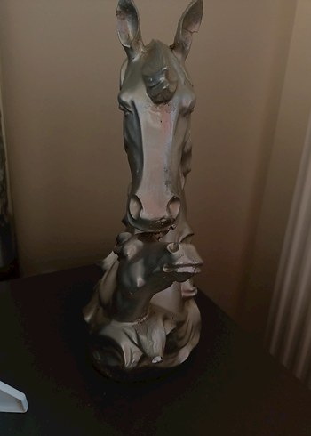 Gri Parlak At Figürü - Görsel 4