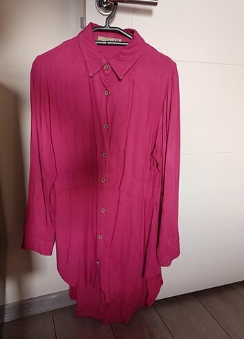 Fuşya S beden gomlek - Görsel 3