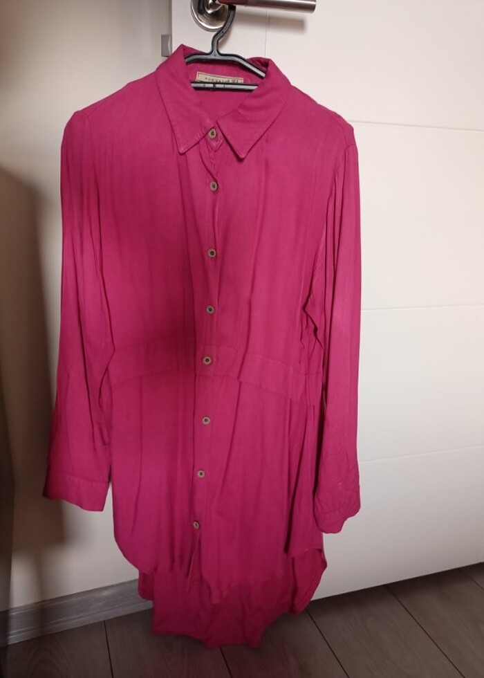 Fuşya S beden gomlek - Görsel 3