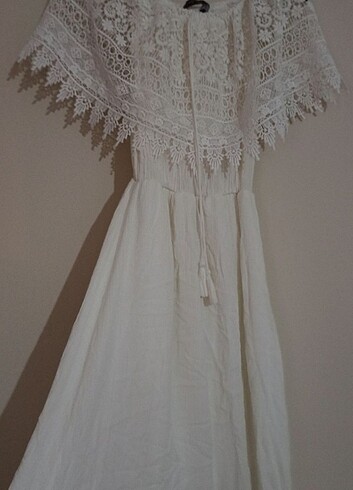 Beyaz elbise - Görsel 3