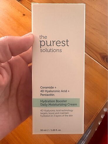 The Purest Solutions Nemlendirici Krem