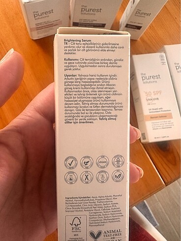 Diğer The Purest Solutions Arbutin Serum