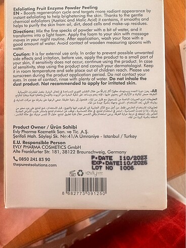 Beden Renk The Purest Solutions Toz Peeling
