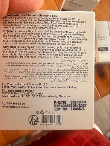  Beden Renk The Purest Solutions Temizleyici Balm