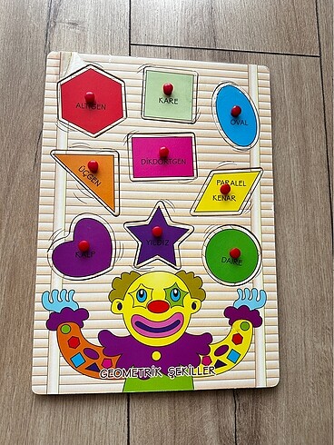 Beden Ahşap Eğitici puzzle setleri