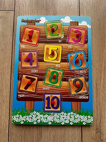 Diğer Ahşap Eğitici puzzle setleri
