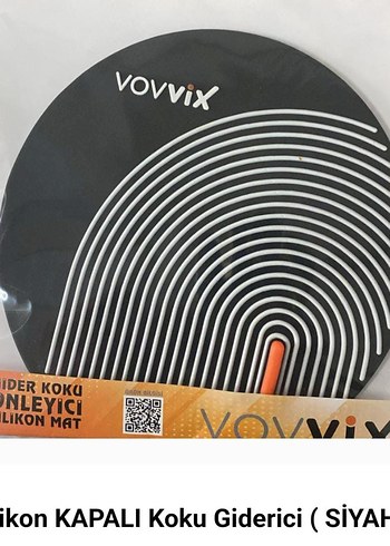 Siyah Silikon Mat Koku Giderici Mouse Pad