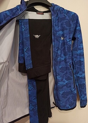 Kappa slim fit taytlı eşofman takımı