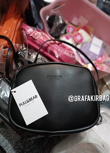 PULL & BEAR YAZILI ÇANTA 