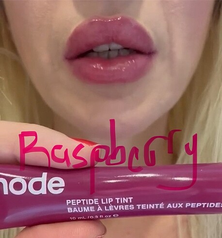 Kiko Rhode raspberry lip tint peptip glos