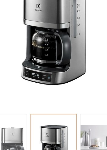 Electrolux Gri Kahve Makinesi
