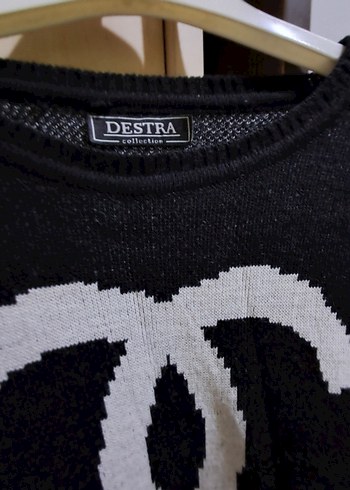 Siyah Örme Kadın Triko Kazak - Görsel 3