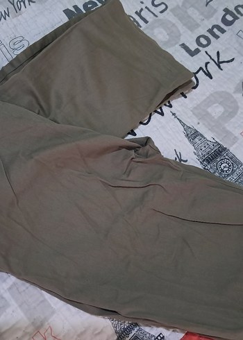 Düğmeli Pamuk Pantolon - Görsel 2