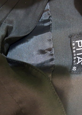 Düğmeli Siyah Kadın Etek - Görsel 3