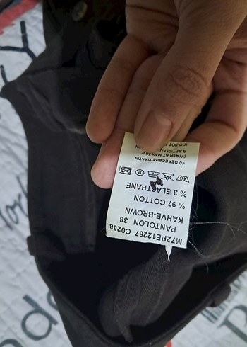 Kahverengi Kadın Pantolon - Görsel 3