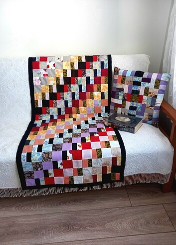 Patchwork tkm. ve kot sırt çantası