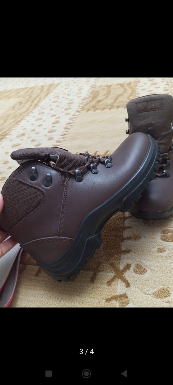 Kahverengi Deri Bağcıklı Erkek Bot - Görsel 3