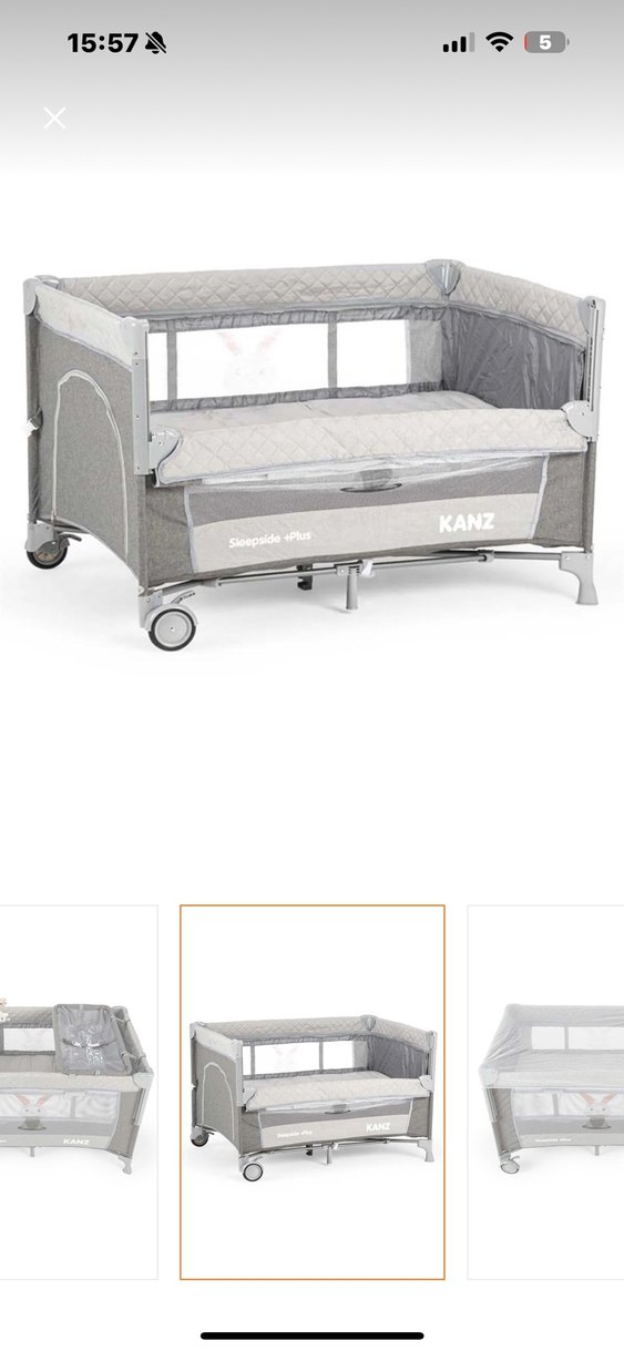 KANZ Gri Oyun Parkı Yatak EN716 - Görsel 5