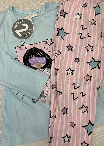 LC Waikiki Kız Çocuk Uzun Kollu Pijama Takımı 4/5 yaş