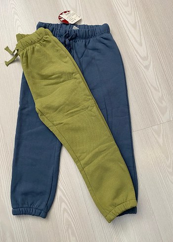 LC Waikiki Erkek Çocuk Rahat Kesim Yeşil Eşofman Altı 2 li 4/5 yaş