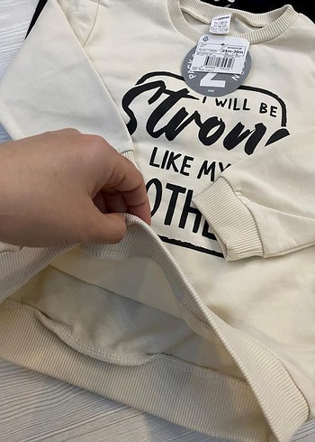 LCW 2 li sweatshirt 2/3 yaş - Görsel 3