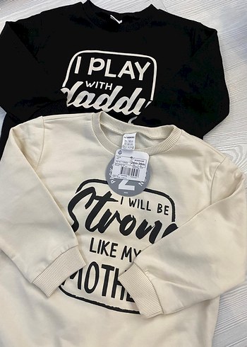 LCW 2 li sweatshirt 2/3 yaş - Görsel 2