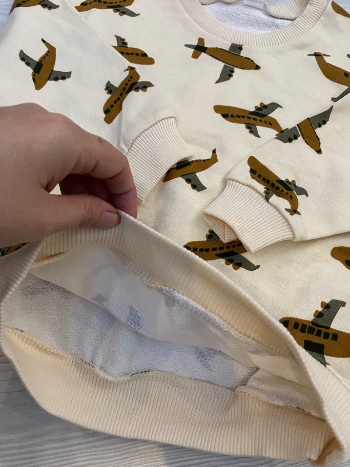 Erkek Çocuk Baskılı Uzun Kollu Sweatshirt 3.4 yaş - Görsel 3